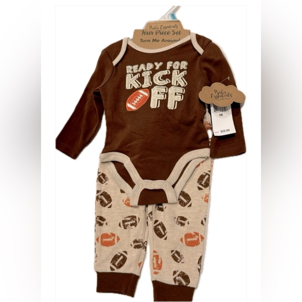 🏈 “Ready for Kickoff” Baby Boy Set from Baby Essentials Brand